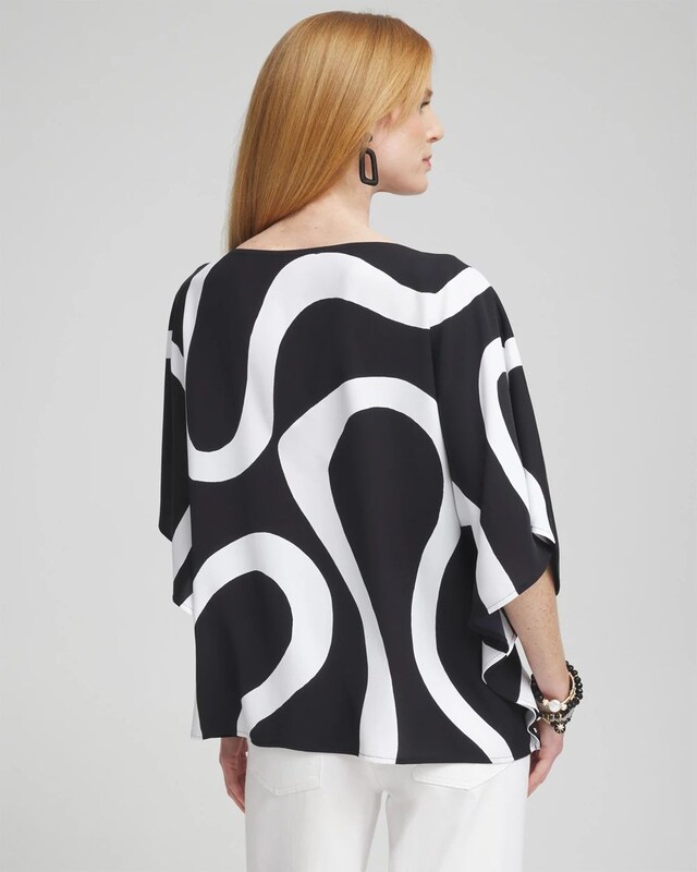 Flutter Sleeve Poncho - image 3